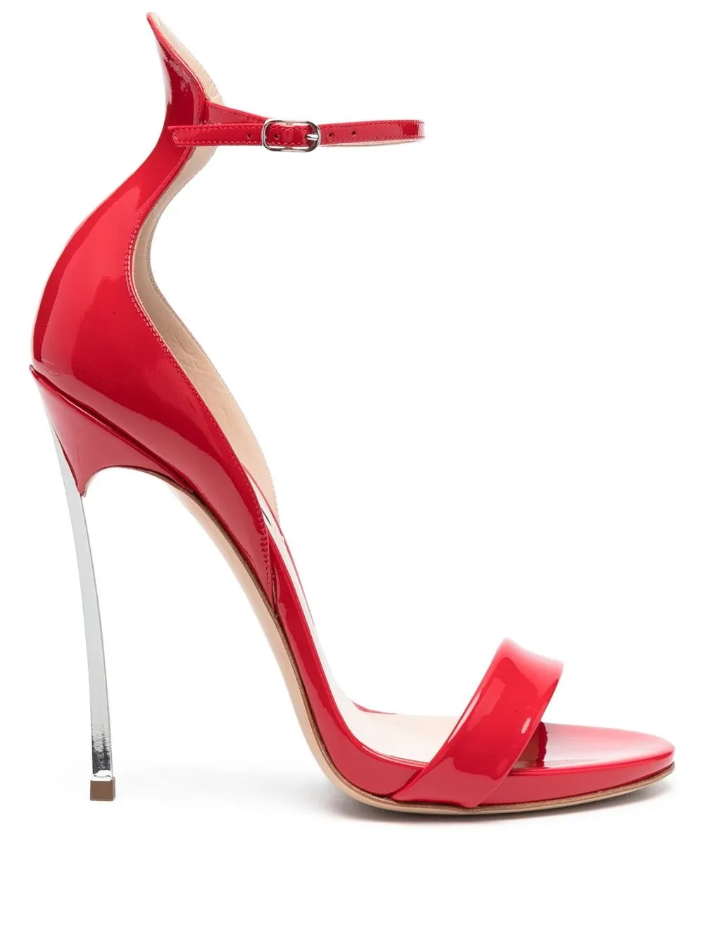 

Casadei 130mm patent-leather sandals - Red