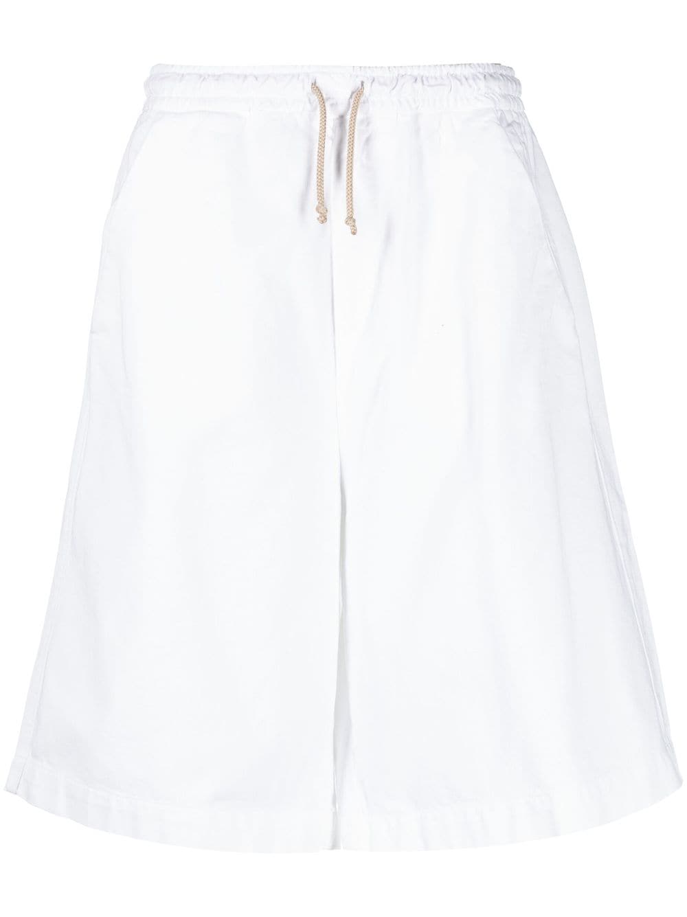 société anonyme short oversize en coton - blanc