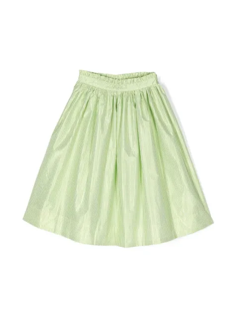 Molo gingham shimmery skirt