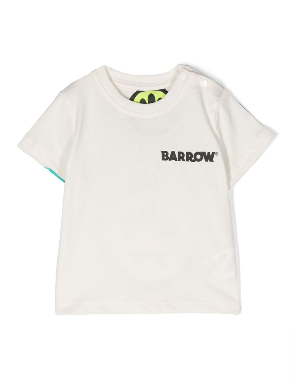 BARROW LOGO-PRINT DETAIL T-SHIRT