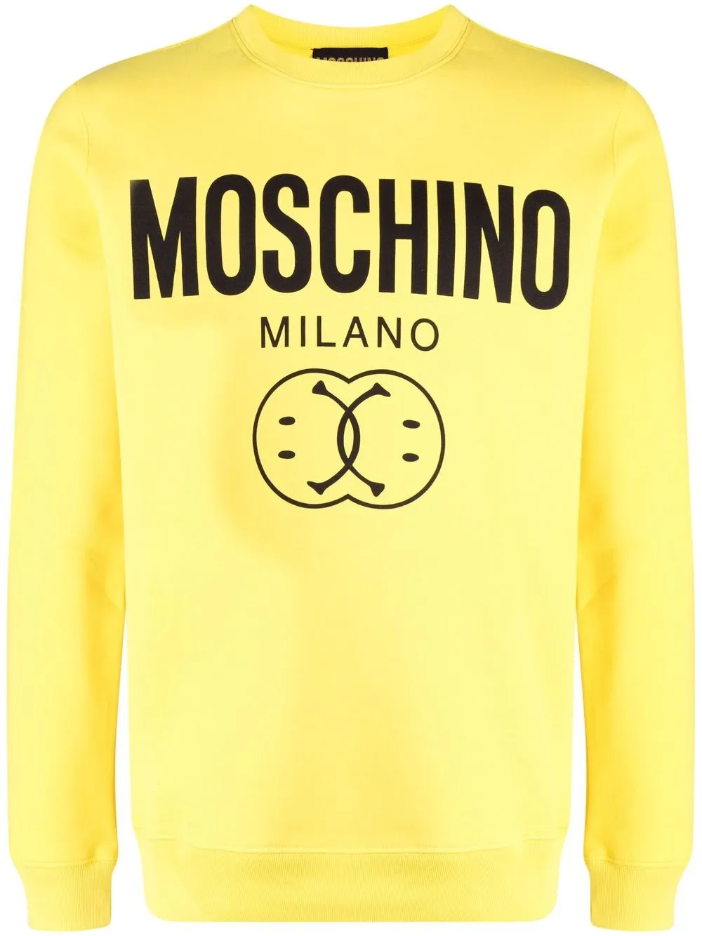 

Moschino logo-print detail sweatshirt - Yellow