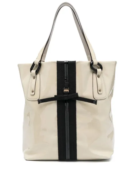 Ferragamo Pre-Owned 2010s bow-detailed tote bag