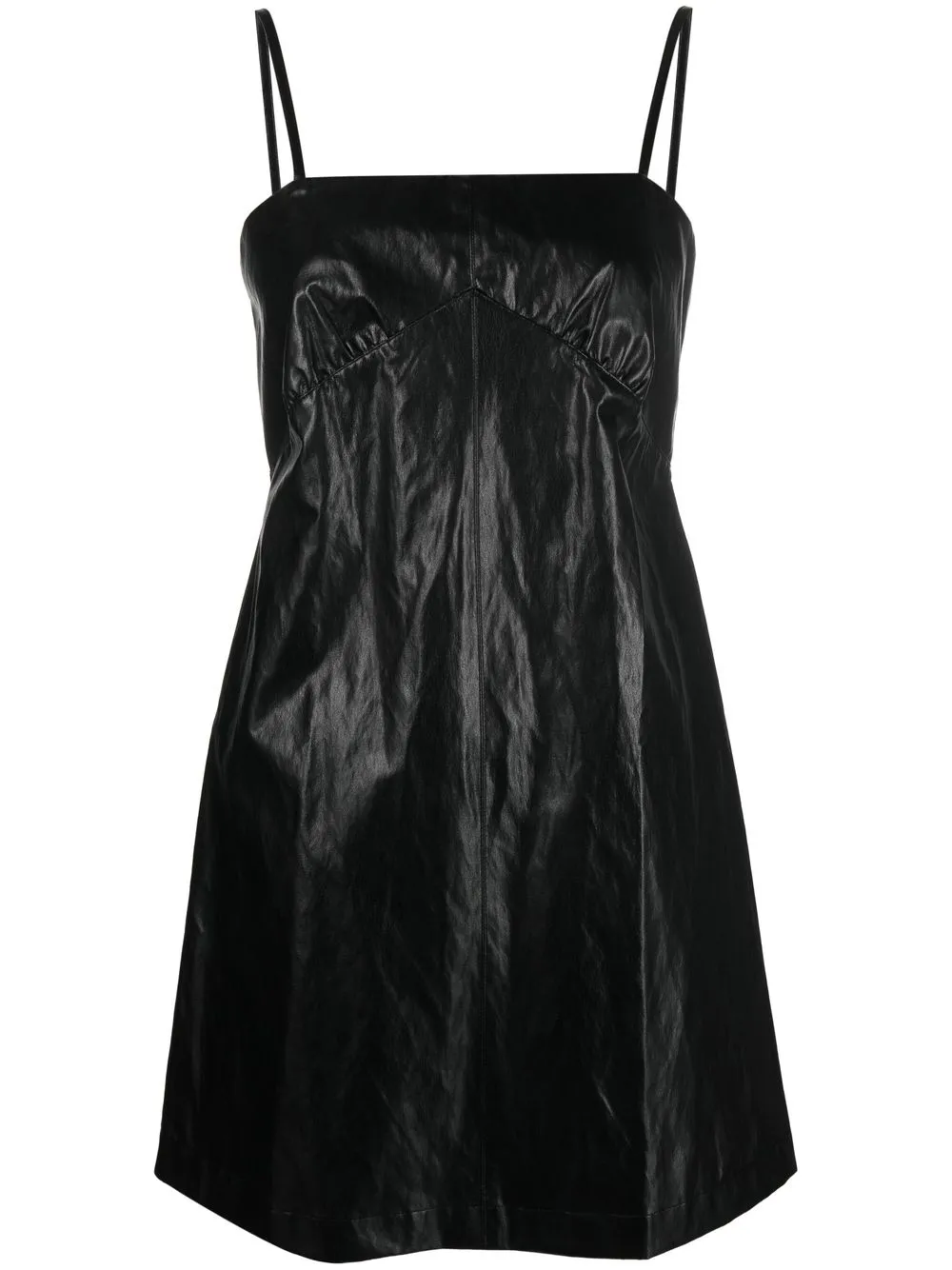 

Bimba y Lola vestido corto tipo abrigo acampanado - Negro