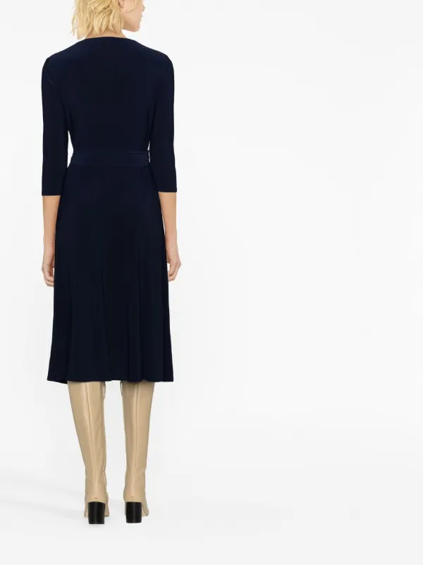 Lauren Ralph Lauren Carlyna tie-waist Dress | Blue | FARFETCH ID Lauren Ralph Lauren Carlyna tie-waist Dress | Blue | FARFETCH ID