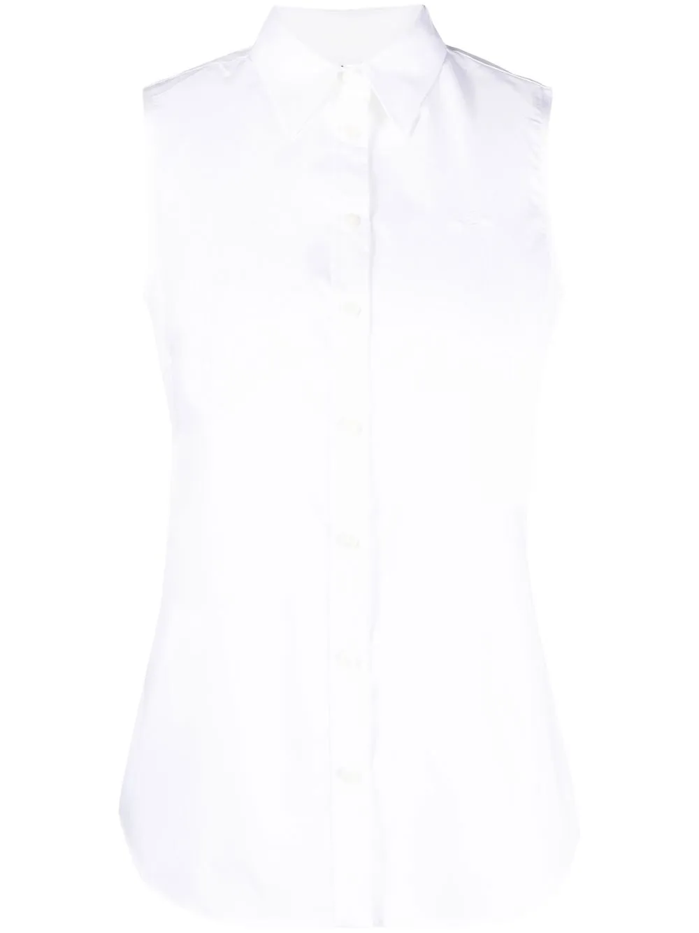 

Lauren Ralph Lauren stretch-cotton sleeveless shirt - White