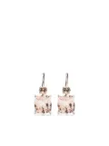 Wouters & Hendrix Gold 18kt white gold diamond and morganite earrings - Silver