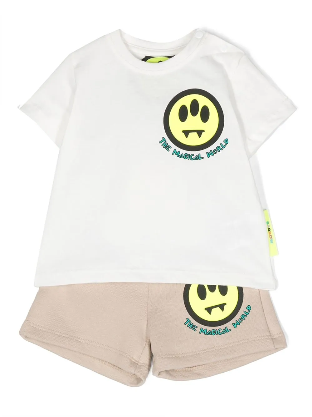 

Barrow kids logo-print tracksuit set - White