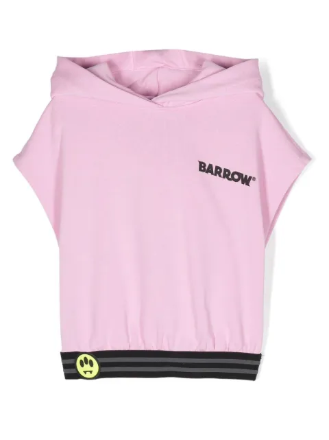 Barrow kids hoodie con logo estampado