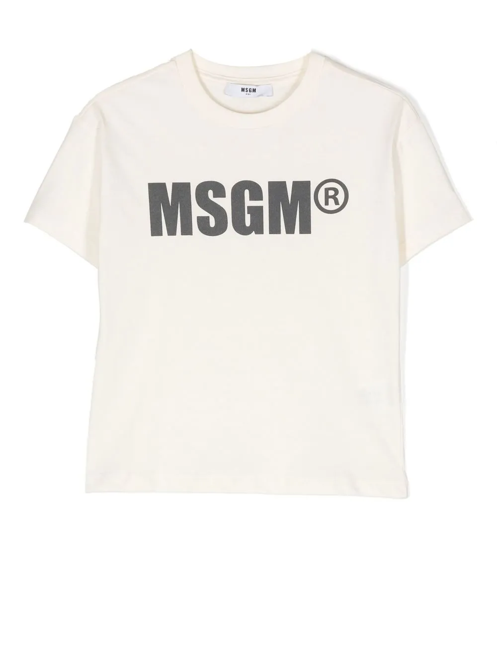 

MSGM Kids playera con logo estampado - Neutro