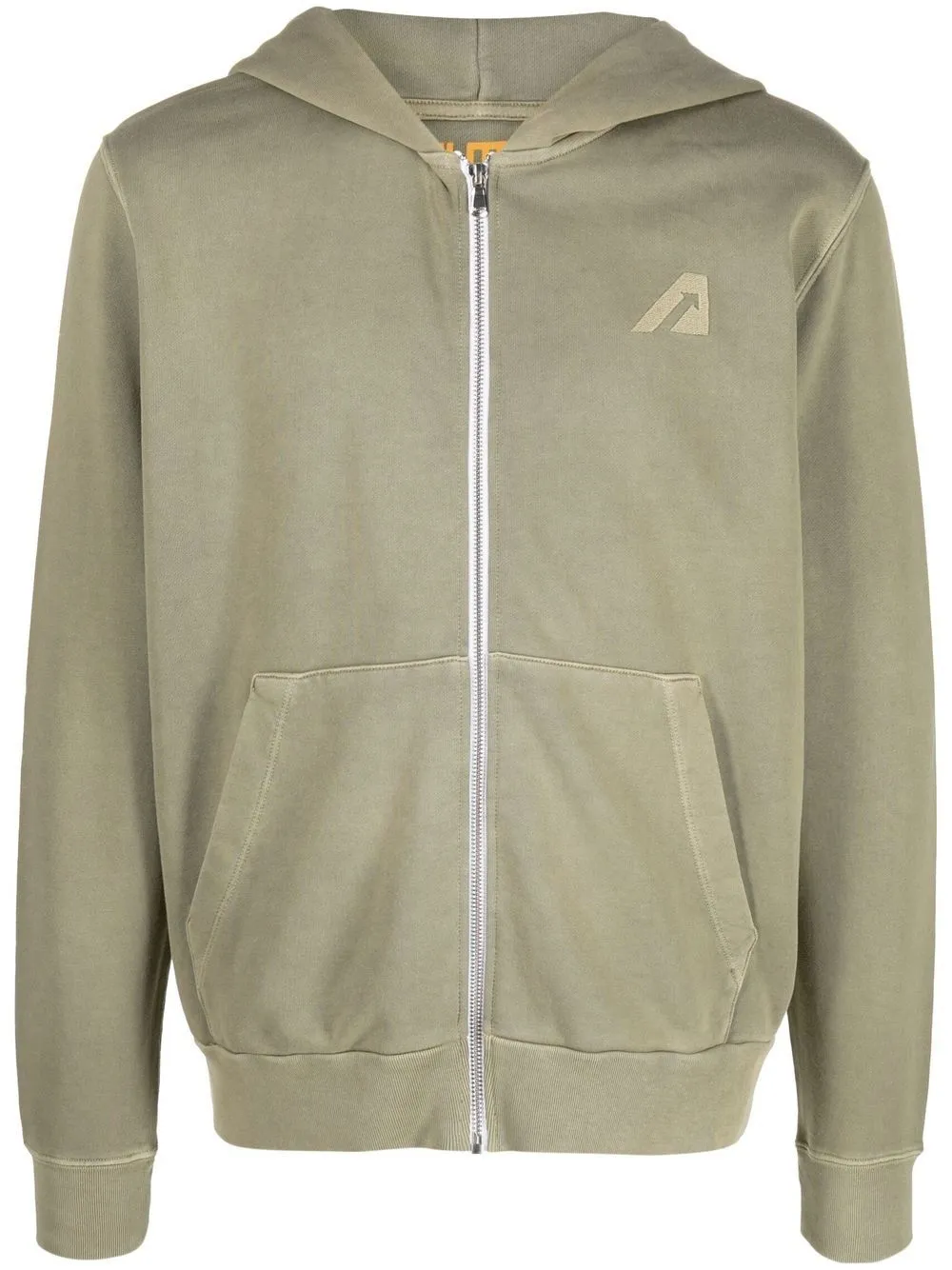 Autry Super Vintage Zip Hoodie In Grey
