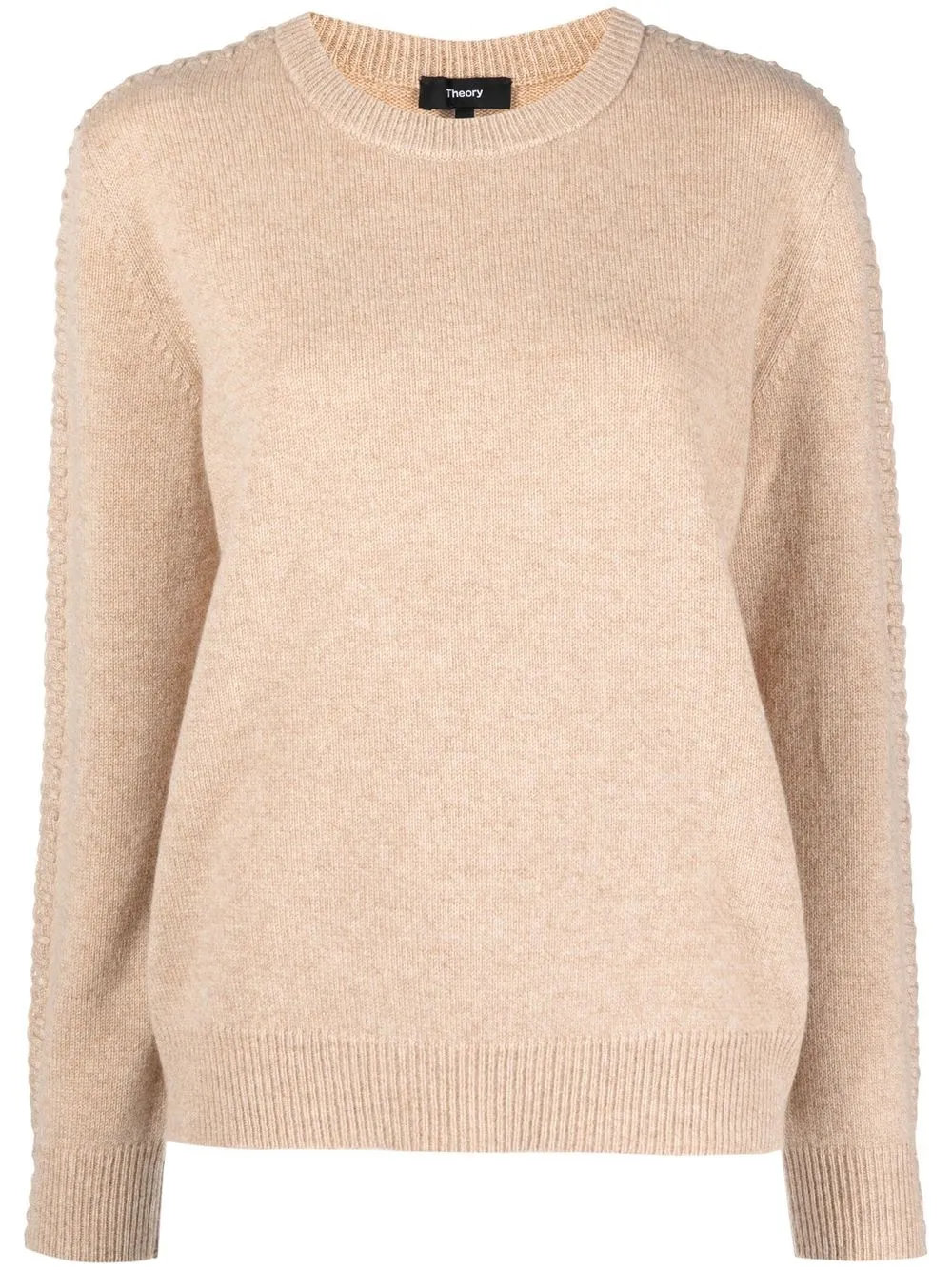 

Theory crew-neck cashmere jumper - Brown