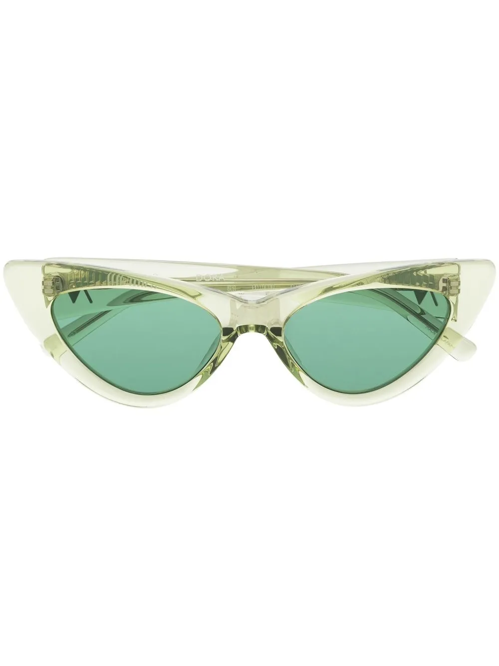 

The Attico Dora cat-eye sunglasses - Green