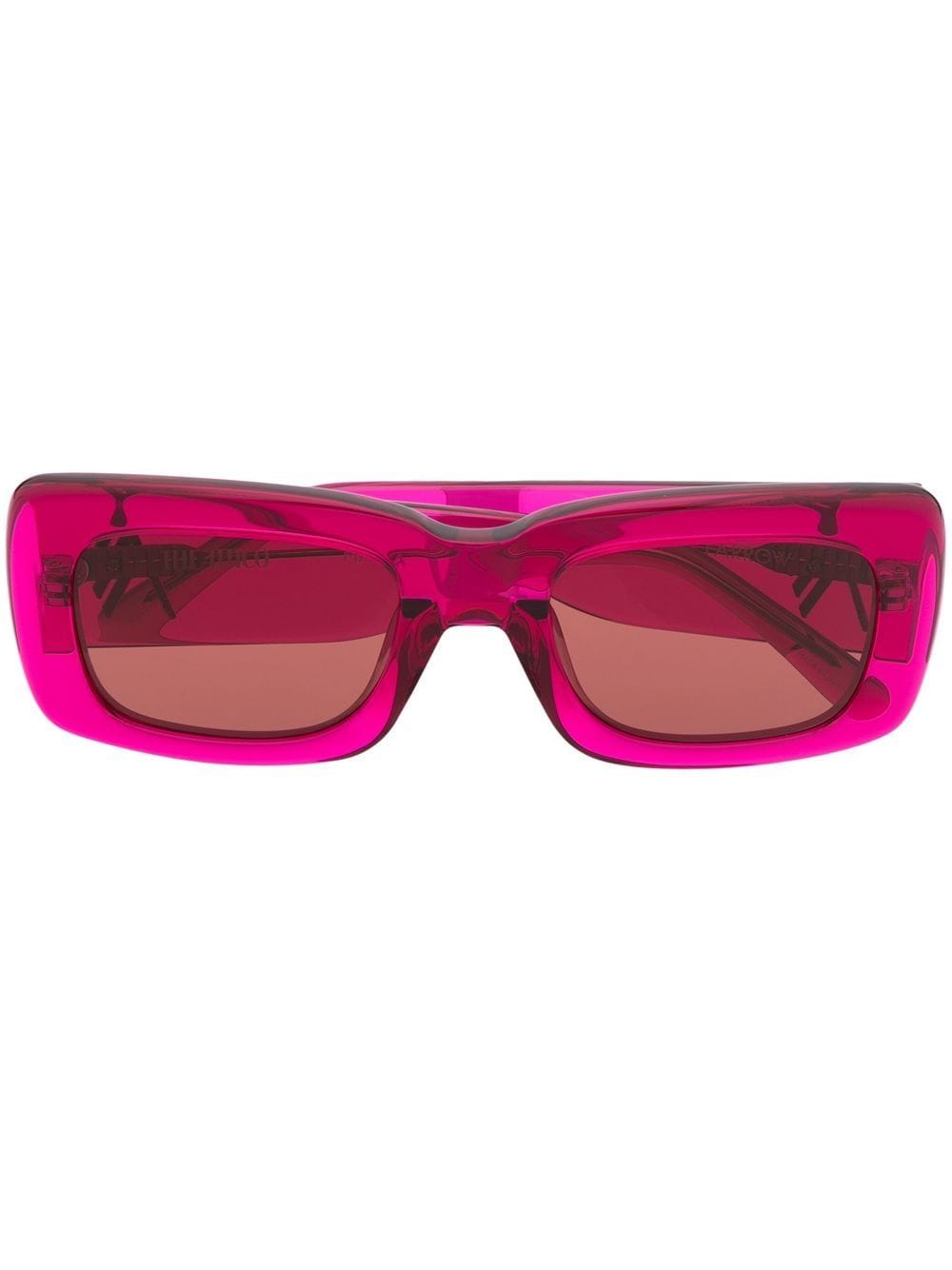 The Attico Marja square-frame sunglasses - Purple