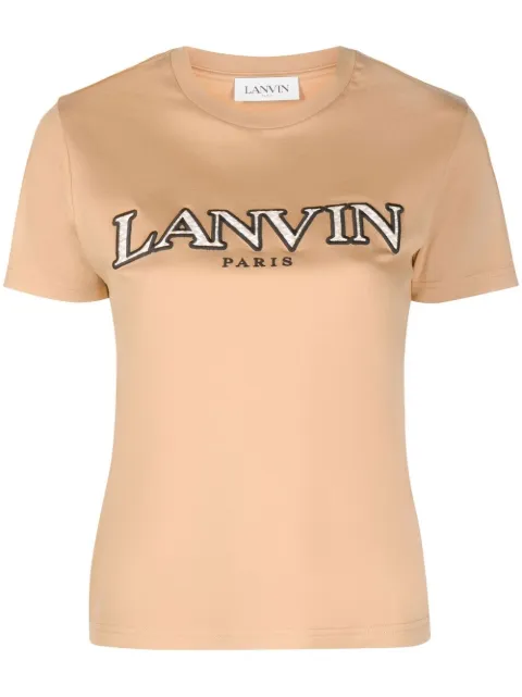 lanvin logo印花短袖t恤
