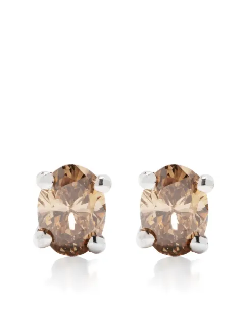 Wouters & Hendrix Gold 18kt white gold diamond stud earrings