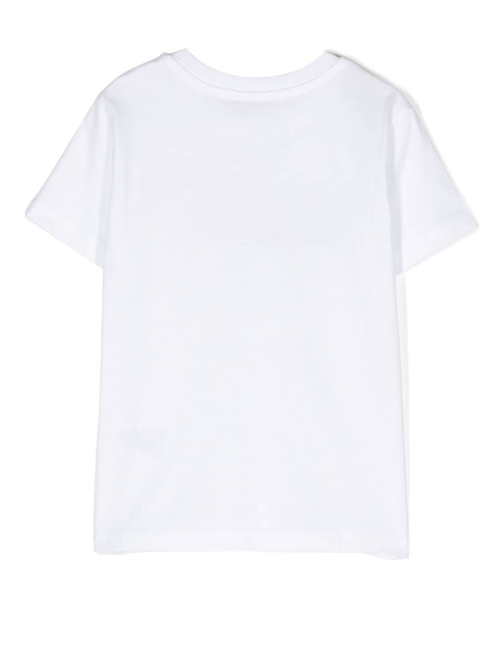 Image 2 of MSGM Kids logo-print short-sleeved T-shirt