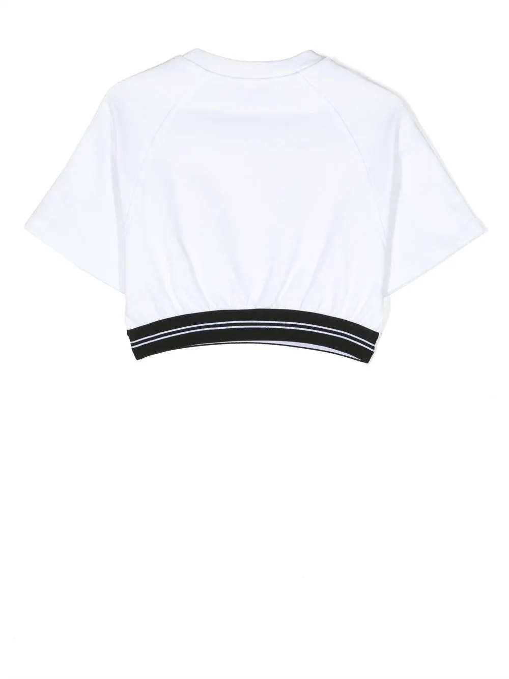MSGM Kids T-shirt met logoprint - Wit