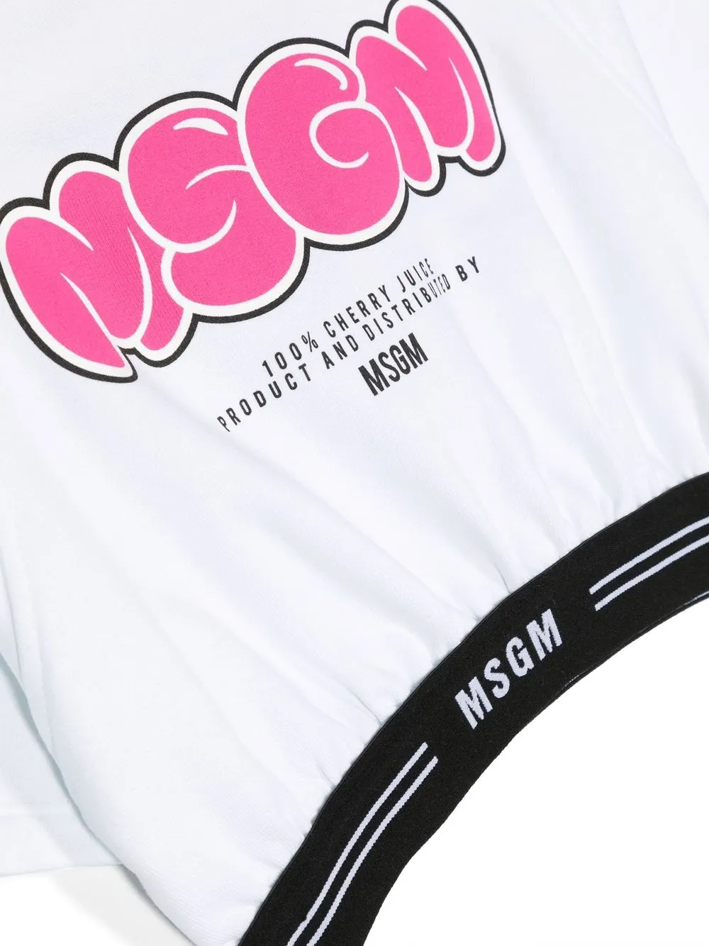 Msgm Logo-print T-shirt In White