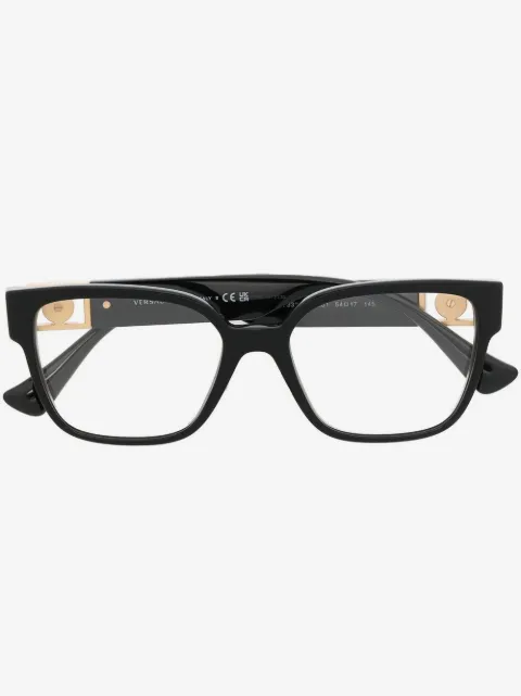 Versace Eyewear Armação de óculos quadrada Medusa