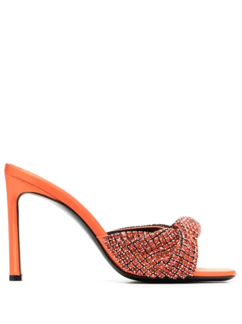Sergio Rossi x Evangelie Smyrniotaki 105mm crystal-embellished sandals