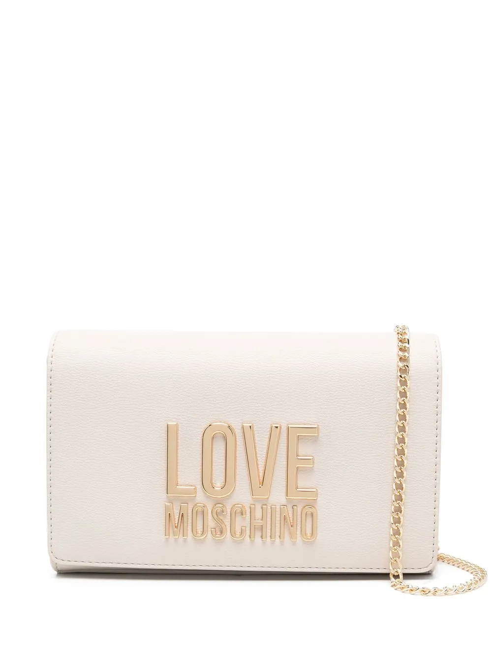 

Love Moschino logo-lettering cross body bag - Neutrals