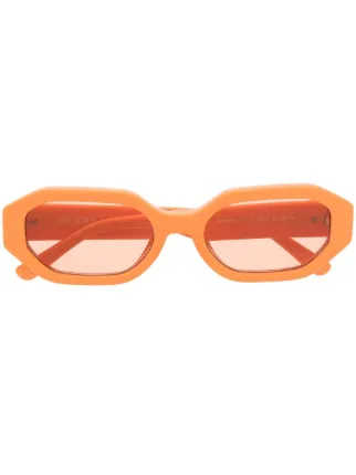サングラス THE ATTICO Woman Sunglasses Orange ATTICO14C10SUN C10 Linda Farrow x The Attico Irene oval-frame Sunglasses