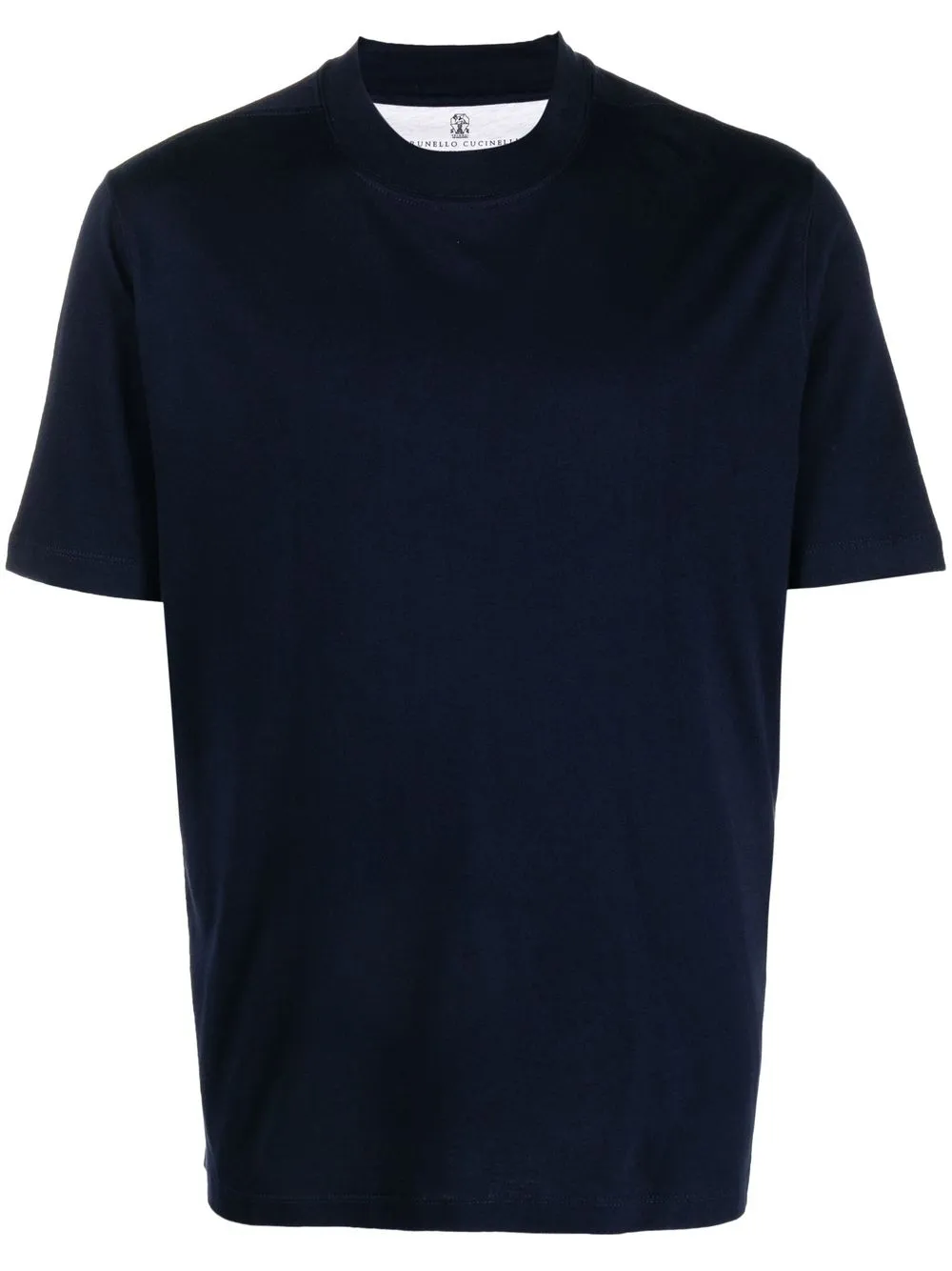 

Brunello Cucinelli playera tejida manga corta - Azul
