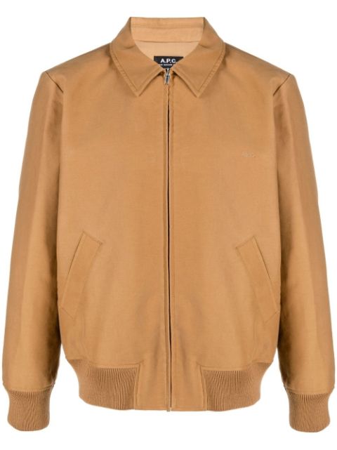 A.P.C. zip-up shirt jacket Men