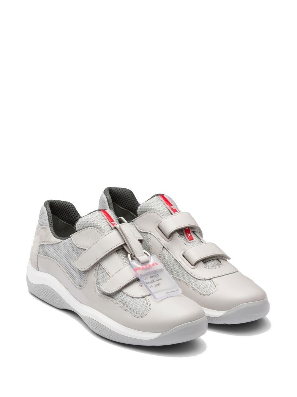 Shop Prada America's Cup Original Low-top Sneakers In Grey