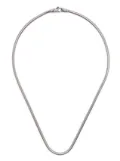 Tom Wood silver-plated snake chain necklace