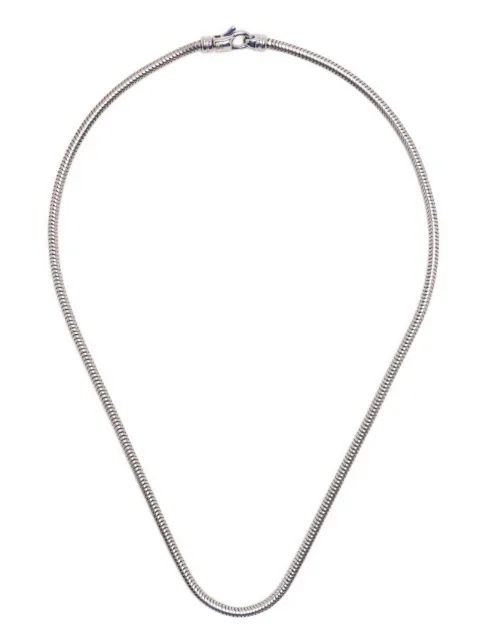 Tom Wood silver-plated snake chain necklace