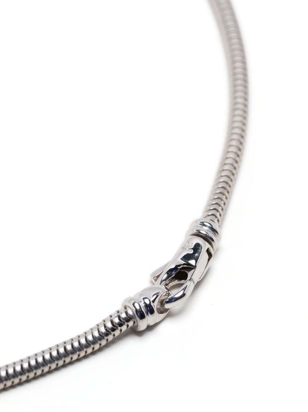Shop Tom Wood Silver-plated Snake Chain Necklace