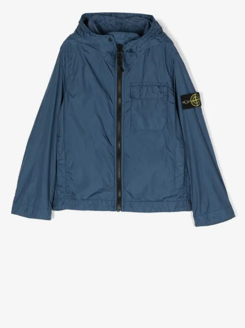 Stone Island Junior veste à patch logo