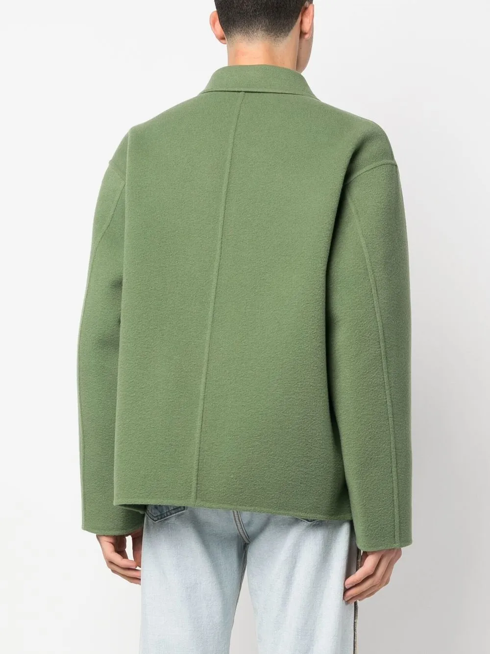 Auralee brushed-wool Shirt Jacket - Farfetch