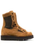 White Mountaineering x Danner Boots suede combat boots - Brown