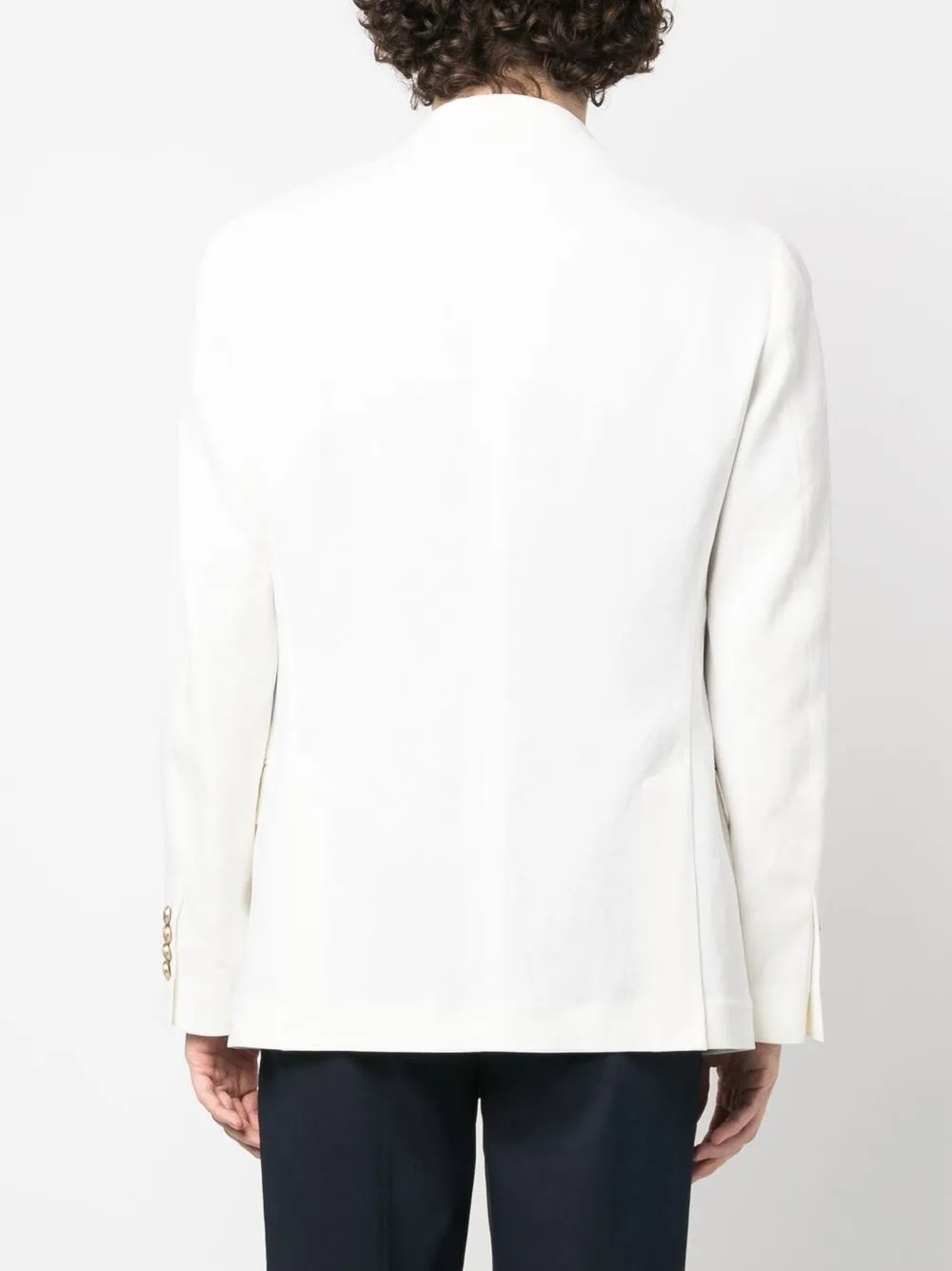 Brunello Cucinelli Single-breasted Linen Blazer In Neutrals