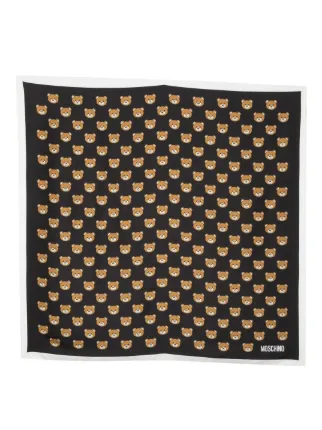 Foulard MOSCHINO En Soie Multicouleur – Occasion Bon état – Écharpe Femme