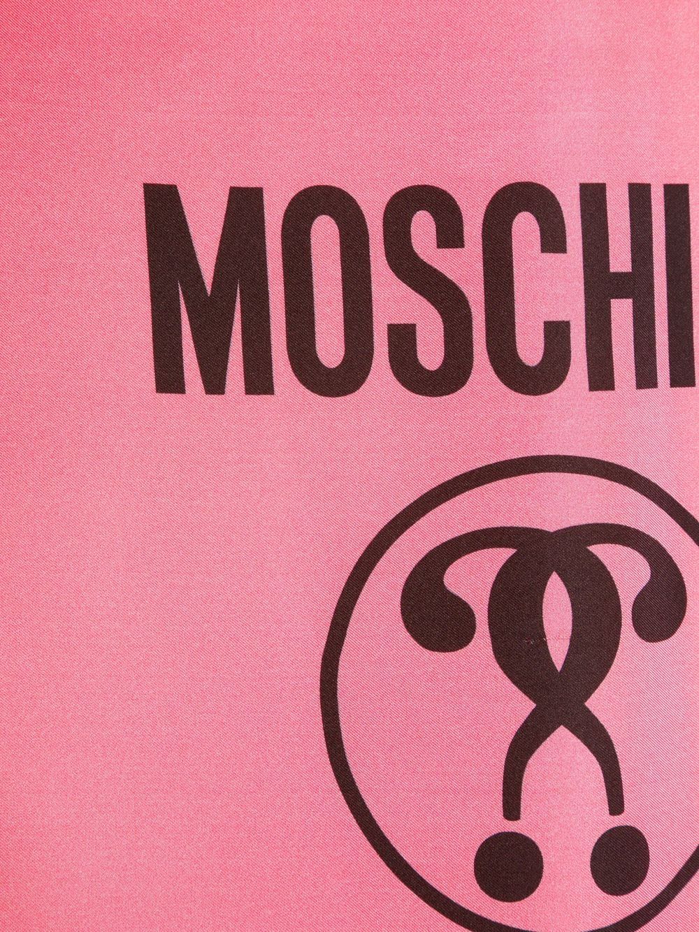 Moschino Zijden foulard - Roze