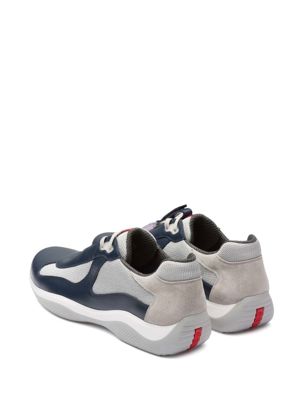 Prada America's Cup Original Lace-up Sneakers In Ultramarine | ModeSens