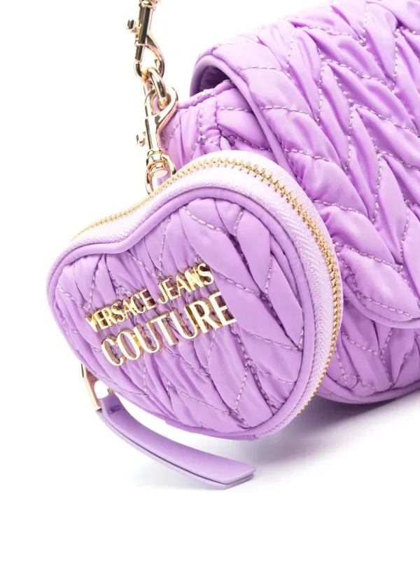 Versace Jeans Couture マテラッセ ショルダーバッグ | パープル 