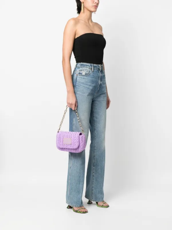 Versace Jeans Couture マテラッセ ショルダーバッグ | パープル 