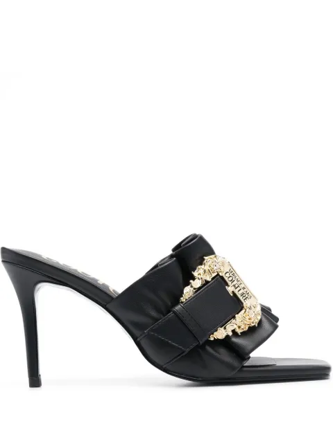 Versace Jeans Couture ruffle buckle-detail 95mm sandals