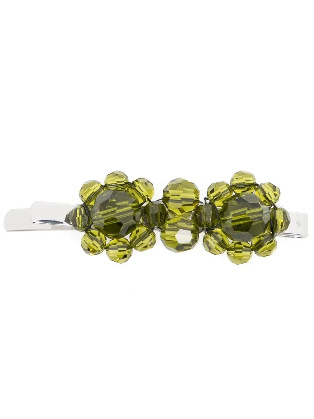 

Simone Rocha crystal-embellished hairclip - Green