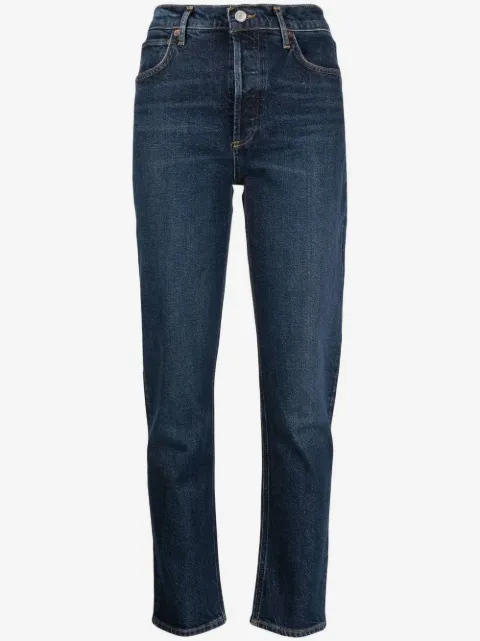 AGOLDE jeans Riley de tiro alto