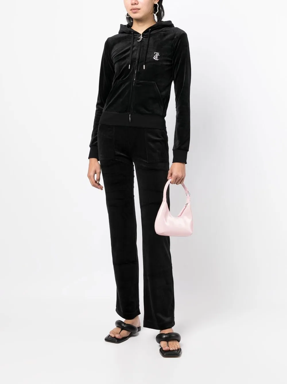 Juicy Couture Fluwelen joggingbroek - Zwart