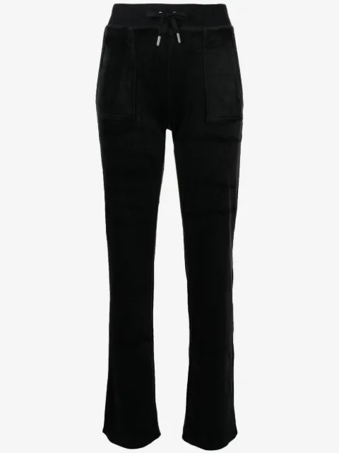 Juicy Couture Del Ray patch-pocket velour sweatpants