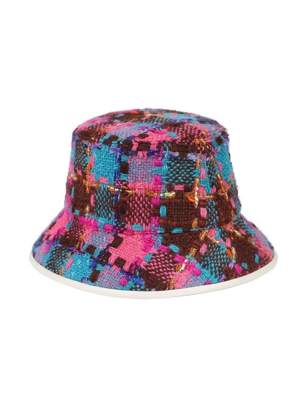 Gucci Checked Tweed Bucket Hat - Farfetch