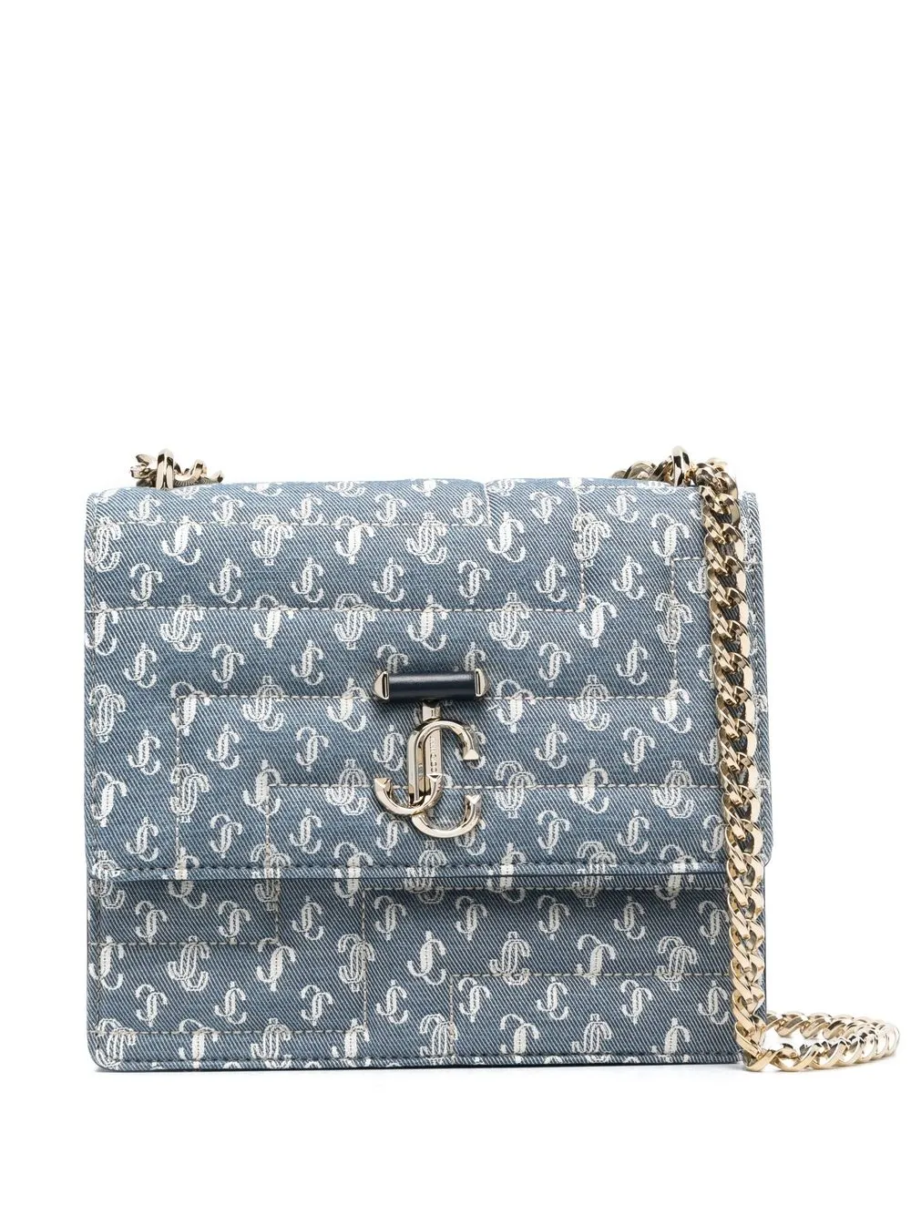 

Jimmy Choo Varenne denim crossbody bag - Blue