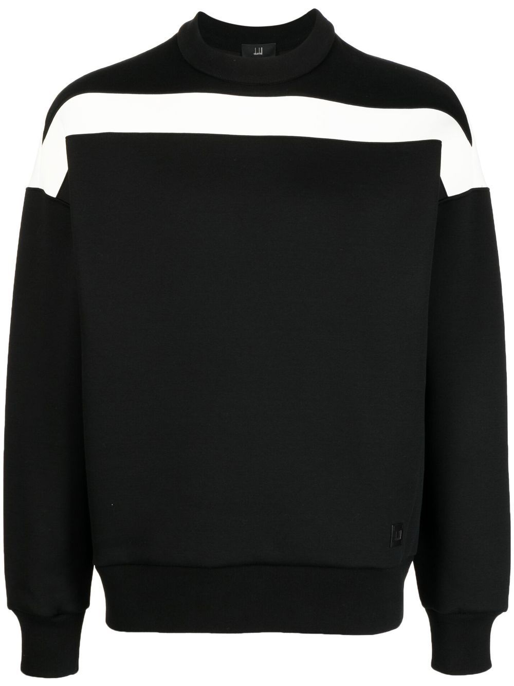 Dunhill Striped Long-sleeved Jumper In Black