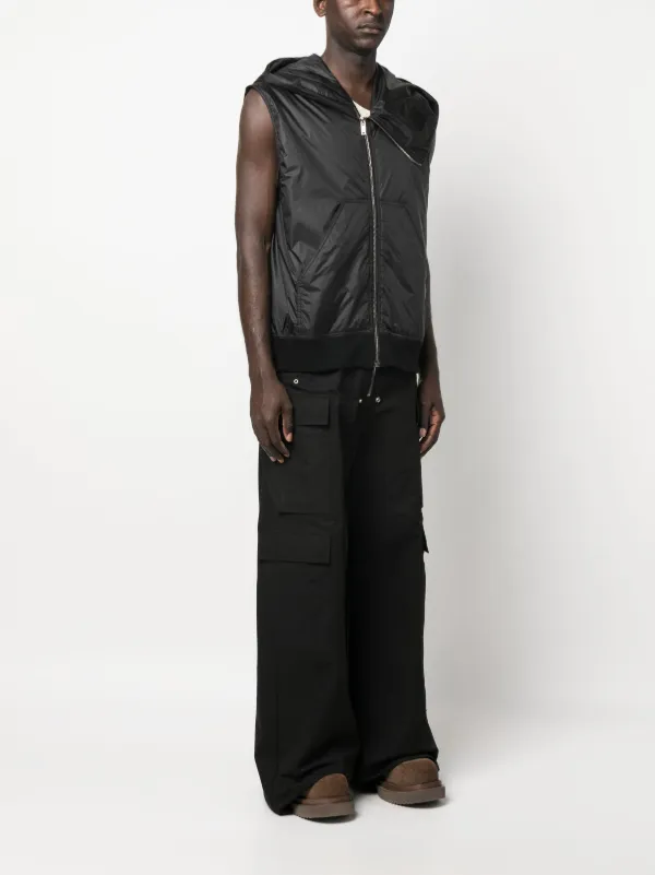 Rick Owens DRKSHDW pouch-pocket zip-up Hoodie | Black | FARFETCH